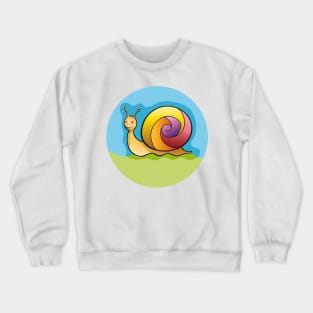 Colorful Snail Crewneck Sweatshirt